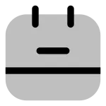 Calendar Line SVG Icon